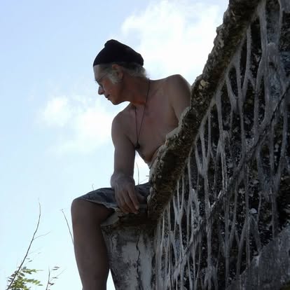 looking up