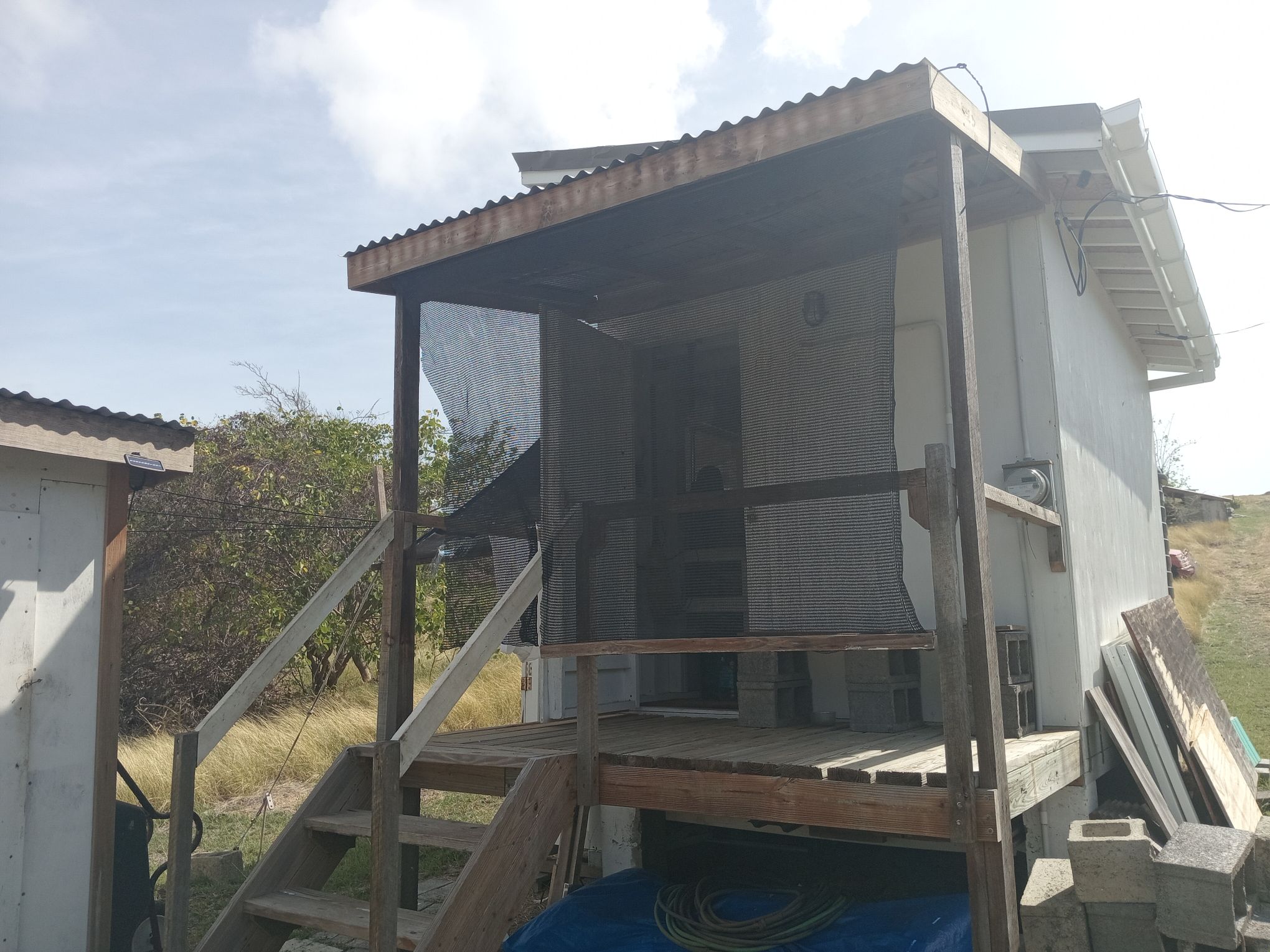 pre-guttering porch